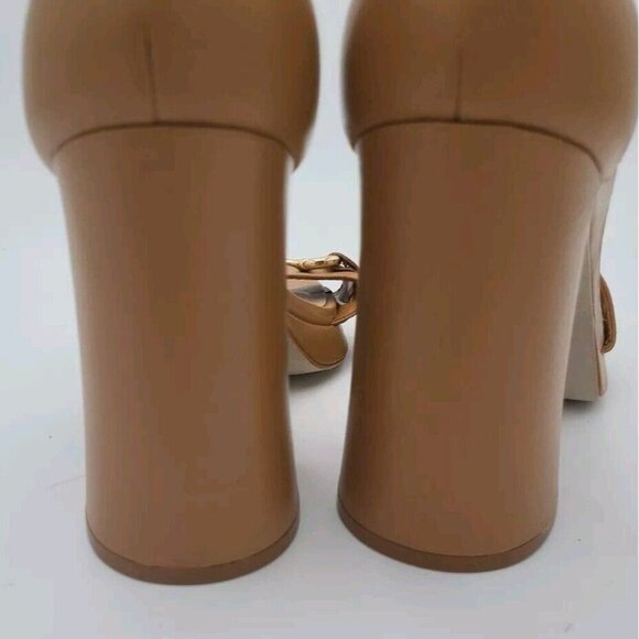 NEW Steve Madden Women's Irenee B Ankle Strap Sandals Brown Gold Size 7.5 M - Picture 12 of 12